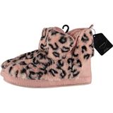 Apollo - Hoge Pantoffels - Luipaard Print - Roze - Polyester