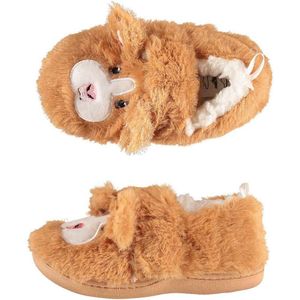 Kinder - Dieren Pantoffels Hamster - Bruin - Polyester