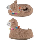 Apollo - Dieren Pantoffels - Taupe - Polyester