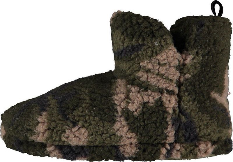 Apollo - Hoge Sloffen - Groen - Polyester - Army Print