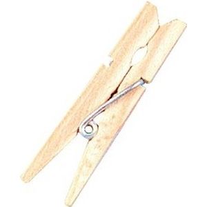 Rayher Hobby mini wasknijpers - 4.5 cm - 96x - hobby/knutsel materiaal - decoratie knijpers