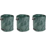 3x stuks groene pop-up tuinafvalzak 272 liter