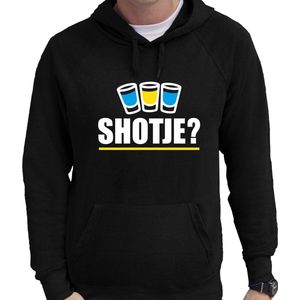 Bellatio Decorations - Apres Ski Hoodie Schotje - Capuchon Sweater - Zwart