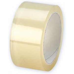 Rol Verpakkingstape transparant - Set van 6x stuks - 66 meter per rol - 5 cm breed