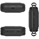 2x Stekkersafes / veiligheidsboxen / bescherming voor Schuko stekkerverbindingen - kunststof zwart - IP44 - 21 x 8 x 8,5 cm