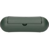 Veiligheid - Stekkersafe - Groen - 2x - Stekker Beschermdoos - 21 x 7 x 7 cm - Polypropyleen