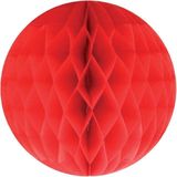 Kerstversiering set van 6x papieren kerstballen 10 cm groen goudgeel en rood - Kerst decoratie bollen/ballen