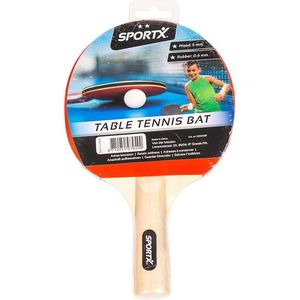 Tafeltennis Ping Pong set 2 batjes en 6 balletjes - Tafeltennisbats