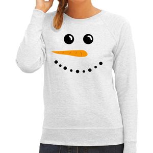 Bellatio Decorations - Kerstsweater - Lichtgrijs - Katoen