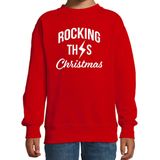 Rocking - Foute Kersttrui - Rood - Kinderen - Kerstsweater