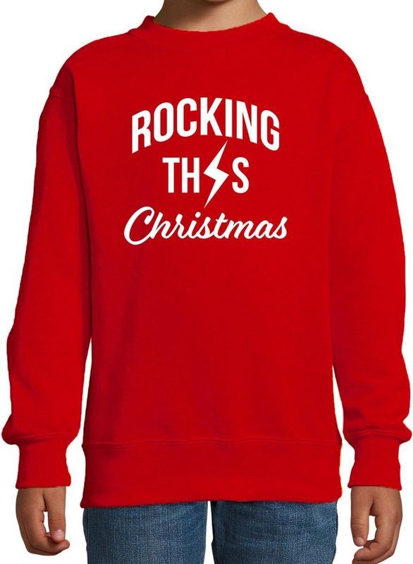Rocking - Foute Kersttrui - Rood - Kinderen - Kerstsweater