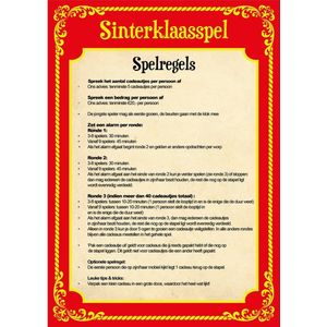 Sinterklaas spel met blauwe dobbelsteen en timer/wekker/alarm - Pakjesavond Sinterklaasspel dobbelstenen set