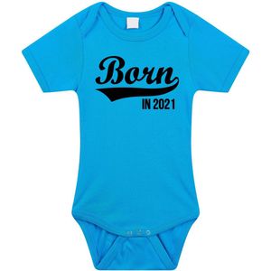 Rompertje - Blauw - 100% Katoen - Born in 2021