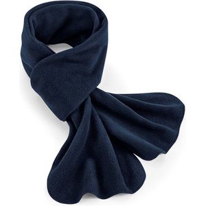Warme fleece sjaal navy voor volwassenen - Sjaals