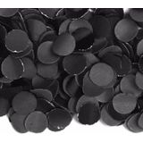400 gram zwart en witte papier snippers confetti mix set feest versiering - 200 gram per kleur