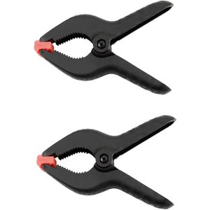 8x stuks lijmtangen / marktkraamklemmen kunststof 10 cm