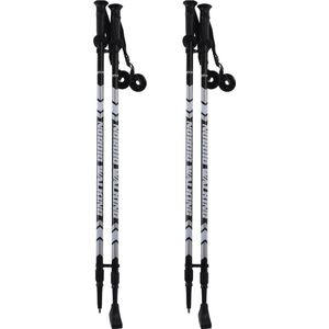 Set van 4x stuks Nordic Walking stokken verstelbaar