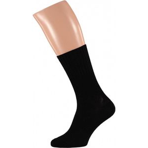 Senioren - Herensokken - Zwart - Set van 5 Stuks - Niet Knellend - Anti Pers