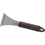 Kunststof ijskrabber grijs met softgrip handvat 27 cm - Ruiten krabbers - Auto accessoires winter