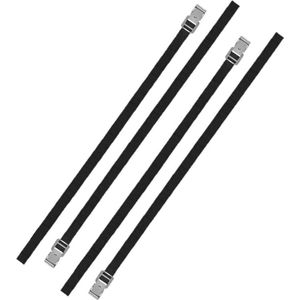 Set van 8x stuks caravan/camper fietsen spanbanden/sjorbanden/bindriemen 200 cm - Auto/caravan/camper fiets accessoires