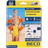 2x Paar Beco zwembandjes / zwemvleugels oranje - maat 0 - tot 15 kg - Zwemhulpjes - zwemmouwtjes/zwembandjes voor kinderen