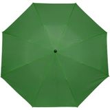 Kleine opvouwbare/inklapbare paraplu groen 93 cm diameter - Regenbescherming