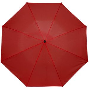 Kleine opvouwbare/inklapbare paraplu rood 93 cm diameter - Regenbescherming