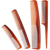 Haar Kammenset - Bruin - Kunststof - 4 Stuks