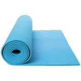 2x stuks lichtblauwe yogamatten/sportmatten 180 x 60 cm