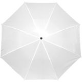 2x stuks kleine opvouwbare/inklapbare paraplus wit 93 cm diameter - Regenbescherming