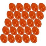 100x Multi-color Gekleurde Kunststof Paaseieren van 6 cm - Zelf te Beschilderen - Pasen Decoraties en Hobby Artikelen