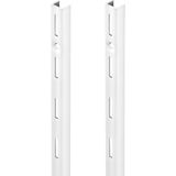 2x plankdragers 25 cm met 2x wandrails 14.5 cm - wandrailsysteem / opbergruimte maken