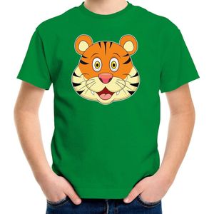 Bellatio Decorations - T-shirt - Groen - Katoen