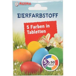 Paasei verf kleurtabletten ca. 100 eieren - Pasen knutselartikelen - Eieren beschilderen