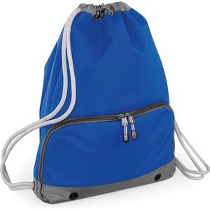 Sport Gymtas Blauw met Rijgkoord 49 X 35 cm van Polyester - Groot Hoofdvak