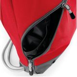 Sport Gymtas Rood met Rijgkoord 49 X 35 cm van Polyester - Groot Hoofdvak