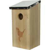 Vogelhuisje/nestkastje van vurenhout met formaat 12 x 13,5 x 26 cm - Broedseizoen vogels