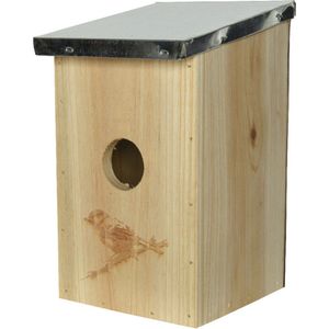 Vogelhuisje/Nestkastje van Stevig Vurenhout 12 X 14 X 21 cm Voor Tuinvogels/Zangvogels