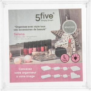 5five - Organizer - Transparant - Kunststof - Set van 3