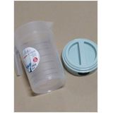 Forte Plastics Transparante/Mintgroene Waterkan/Sapkan met Deksel 2 liter