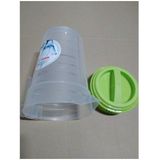 Schenkkan - Transparant - Groen Deksel - Kunststof - Inhoud 2 Liter