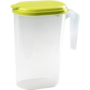 Plasticforte Schenkkan - met groene deksel - 1,6L - kunststof - sapkan