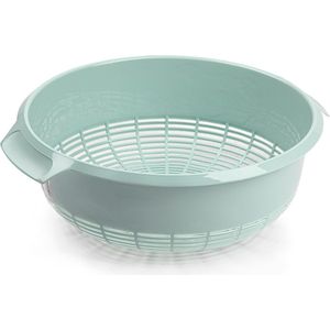 Kunststof keuken vergieten van 23 x 9 cm in de kleur mintgroen - Keuken accessoires