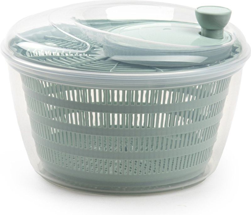 Slacentrifuge kunststof mintgroen 4 liter 25 cm diameter - Handige keuken artikelen