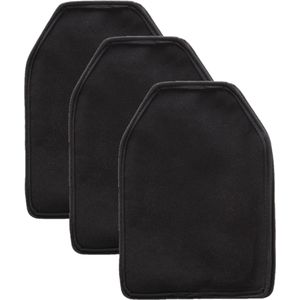 Set van 3x stuks wijnfles koeler/koelelement hoes zwart 22 cm - Flessenkoeler - Wijnkoeler