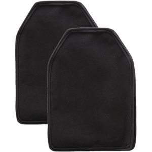 Set van 4x stuks wijnfles koeler/koelelement hoes zwart 22 cm - Flessenkoeler - Wijnkoeler