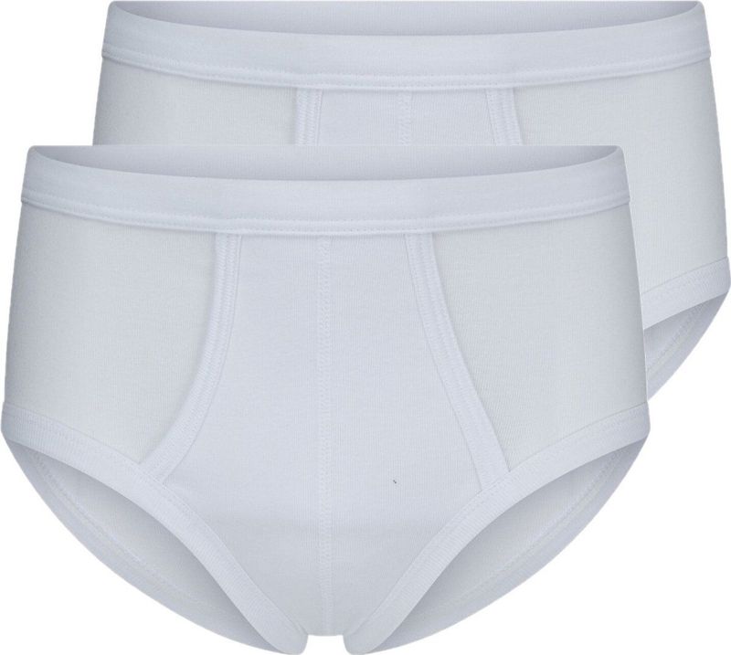 Beeren heren slip katoen wit klassiek 2-pack - Ondergoed voor heren M