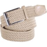 Gevlochten Riem Beige