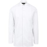 Suitable - Donau - Rokshirt - Wit - Pique Binding - Opstaande Kraag