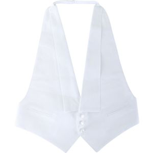 Suitable - Rokvest Donau - Pique Vest - Wit